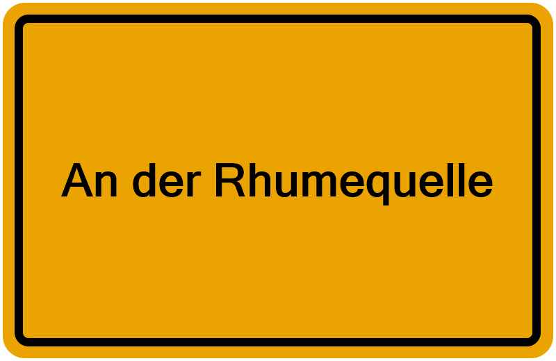 Handelsregisterauszug An der Rhumequelle